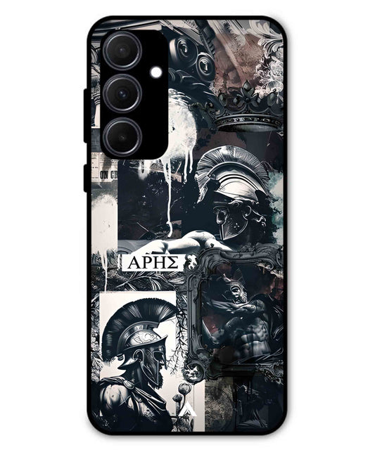 Greek Mindset Metal Back Cover Phone Case for Samsung Galaxy A35