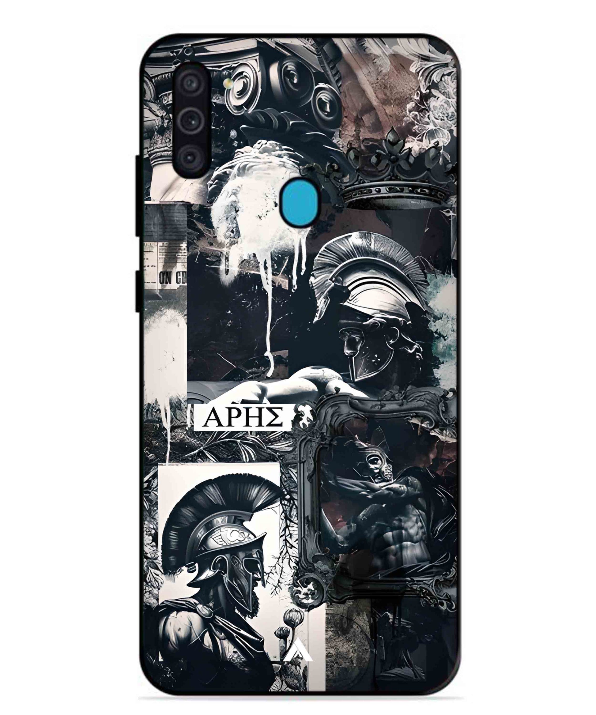 Greek Mindset Metal Back Cover Phone Case for Samsung Galaxy F11