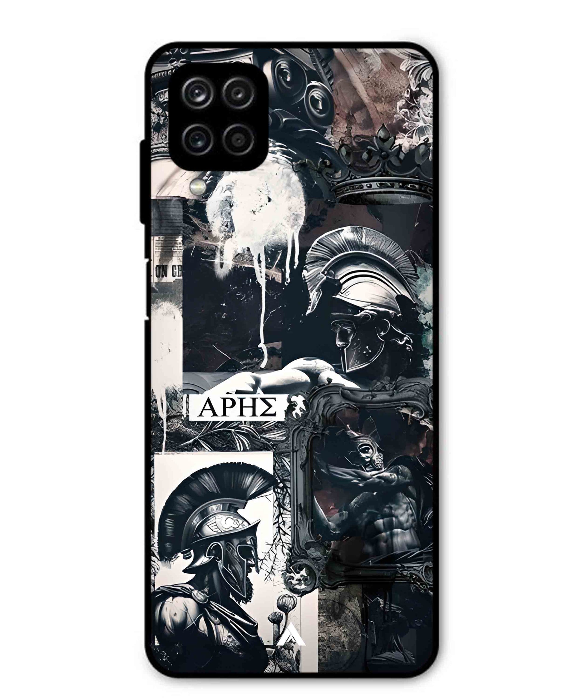 Greek Mindset Metal Back Cover Phone Case for Samsung Galaxy M12