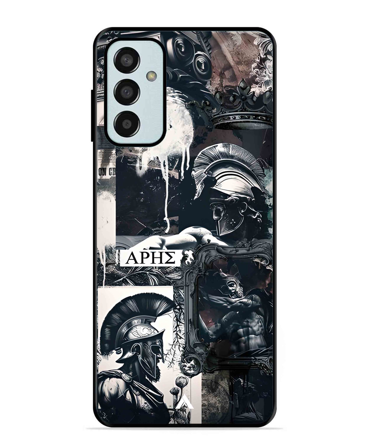 Greek Mindset Metal Back Cover Phone Case for Samsung Galaxy M13 4G