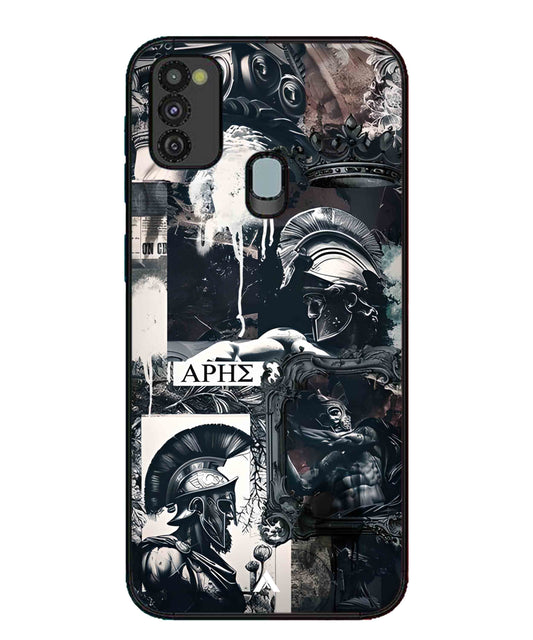 Greek Mindset Metal Back Cover Phone Case for Samsung Galaxy M30s