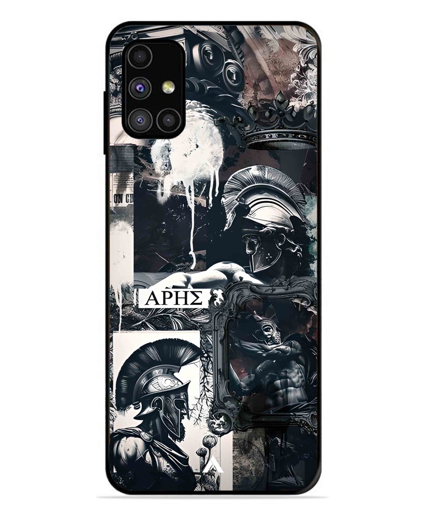 Greek Mindset Metal Back Cover Phone Case for Samsung Galaxy M31s