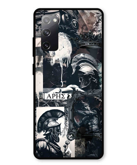 Greek Mindset Metal Back Cover Phone Case for Samsung Galaxy S20