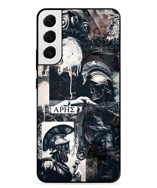 Greek Mindset Metal Back Cover Phone Case for Samsung Galaxy S22
