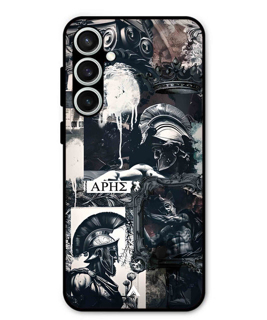 Greek Mindset Metal Back Cover Phone Case for Samsung Galaxy S24 Fe