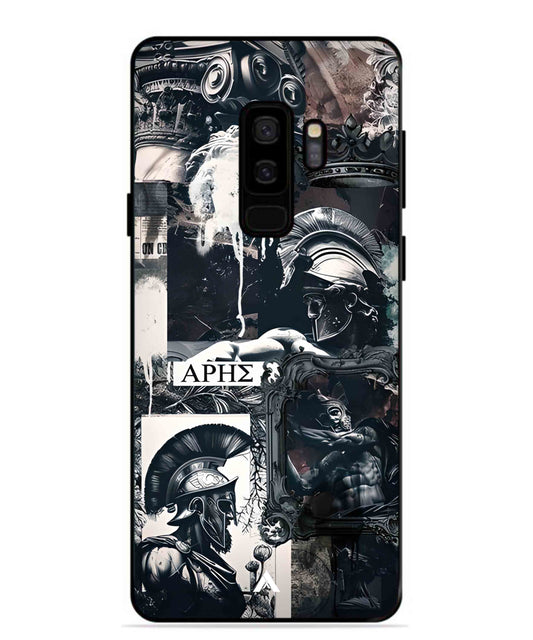 Greek Mindset Metal Back Cover Phone Case for Samsung Galaxy S9 Plus