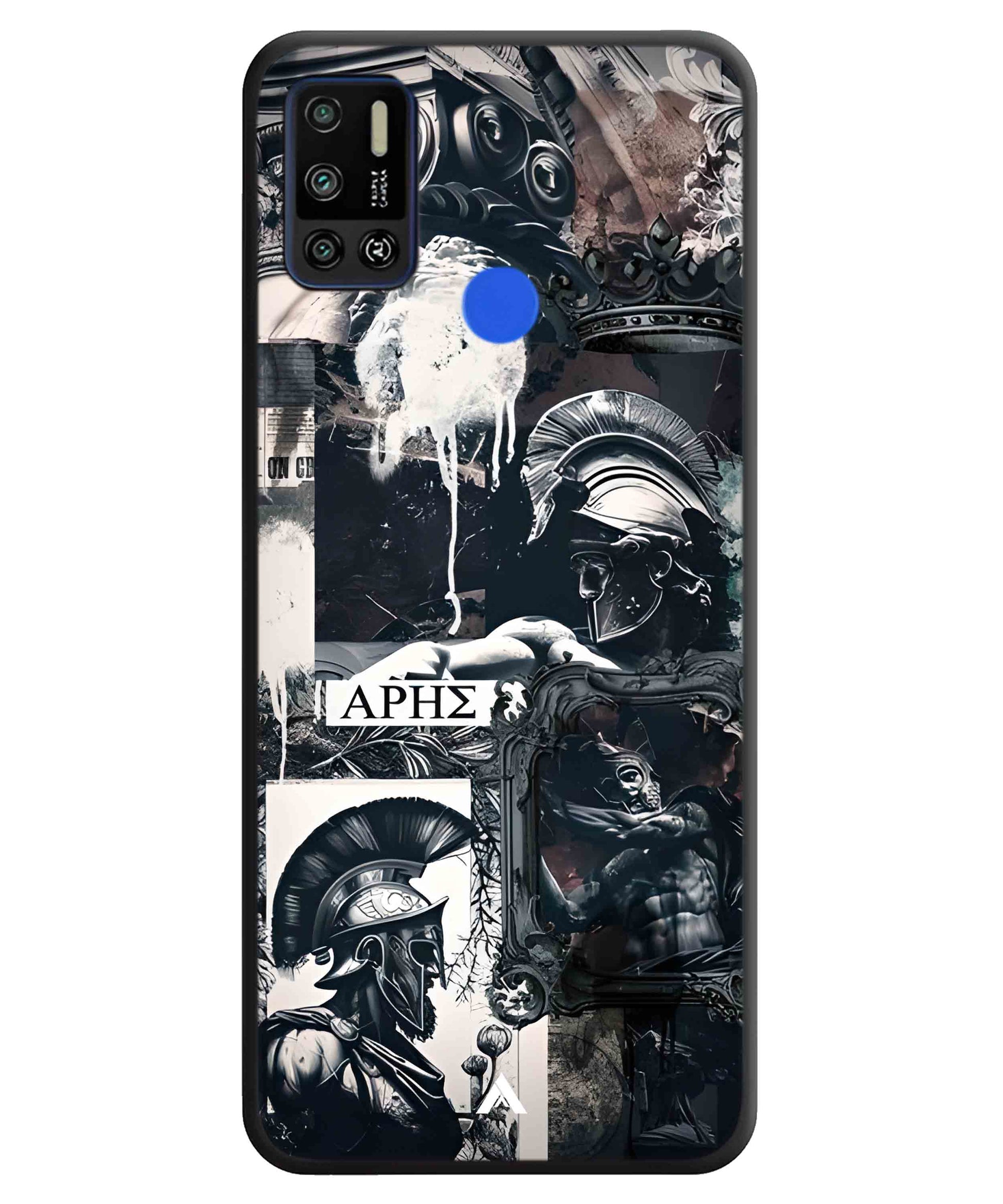 Greek Mindset Metal Back Cover Phone Case for Tecno Spark 6 Air