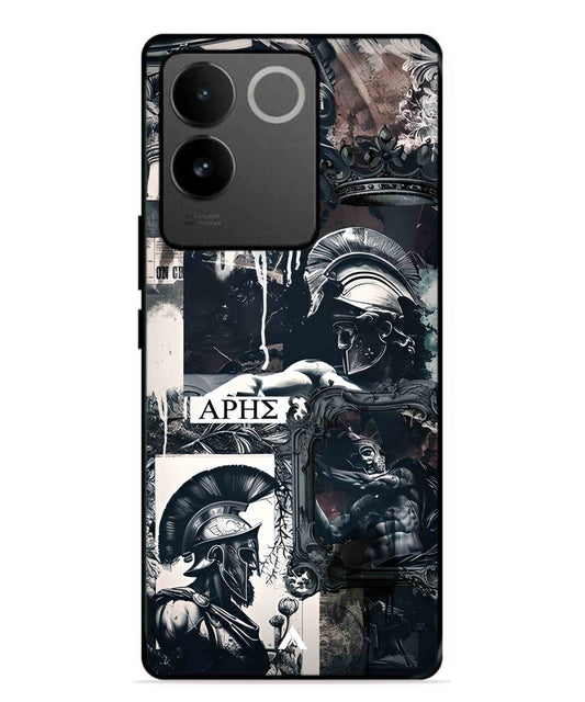 Greek Mindset Metal Back Cover Phone Case for Vivo T2 Pro