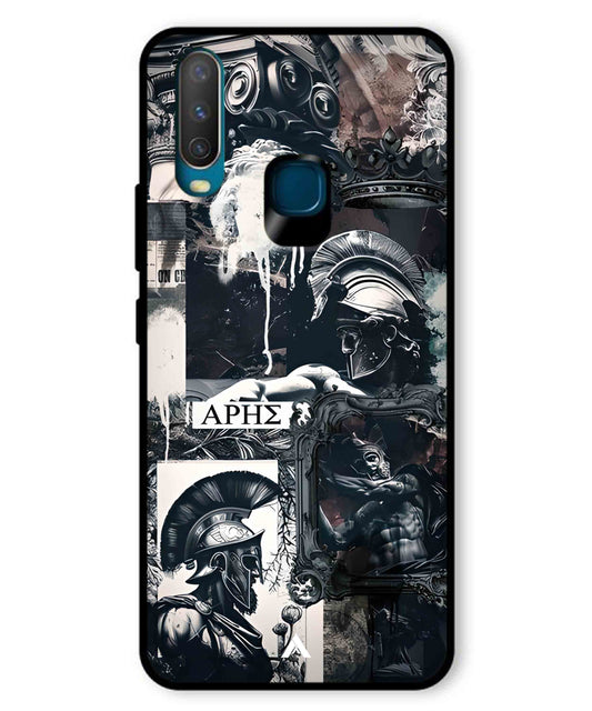 Greek Mindset Metal Back Cover Phone Case for Vivo Y15