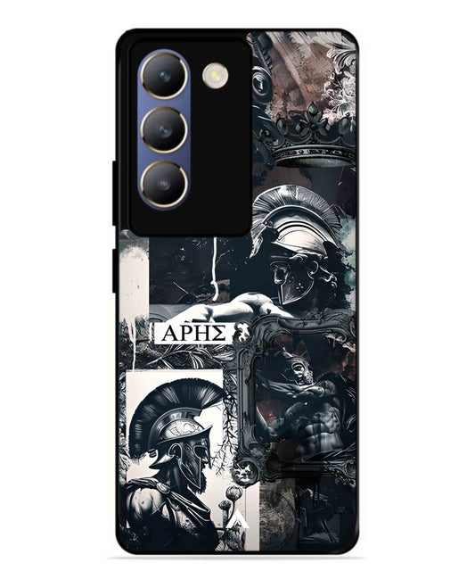 Greek Mindset Metal Back Cover Phone Case for Vivo Y200e
