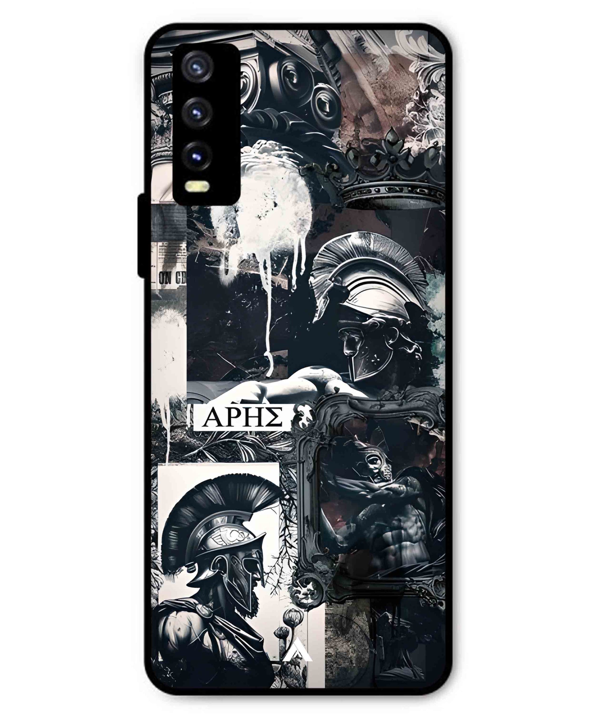 Greek Mindset Metal Back Cover Phone Case for Vivo Y20i