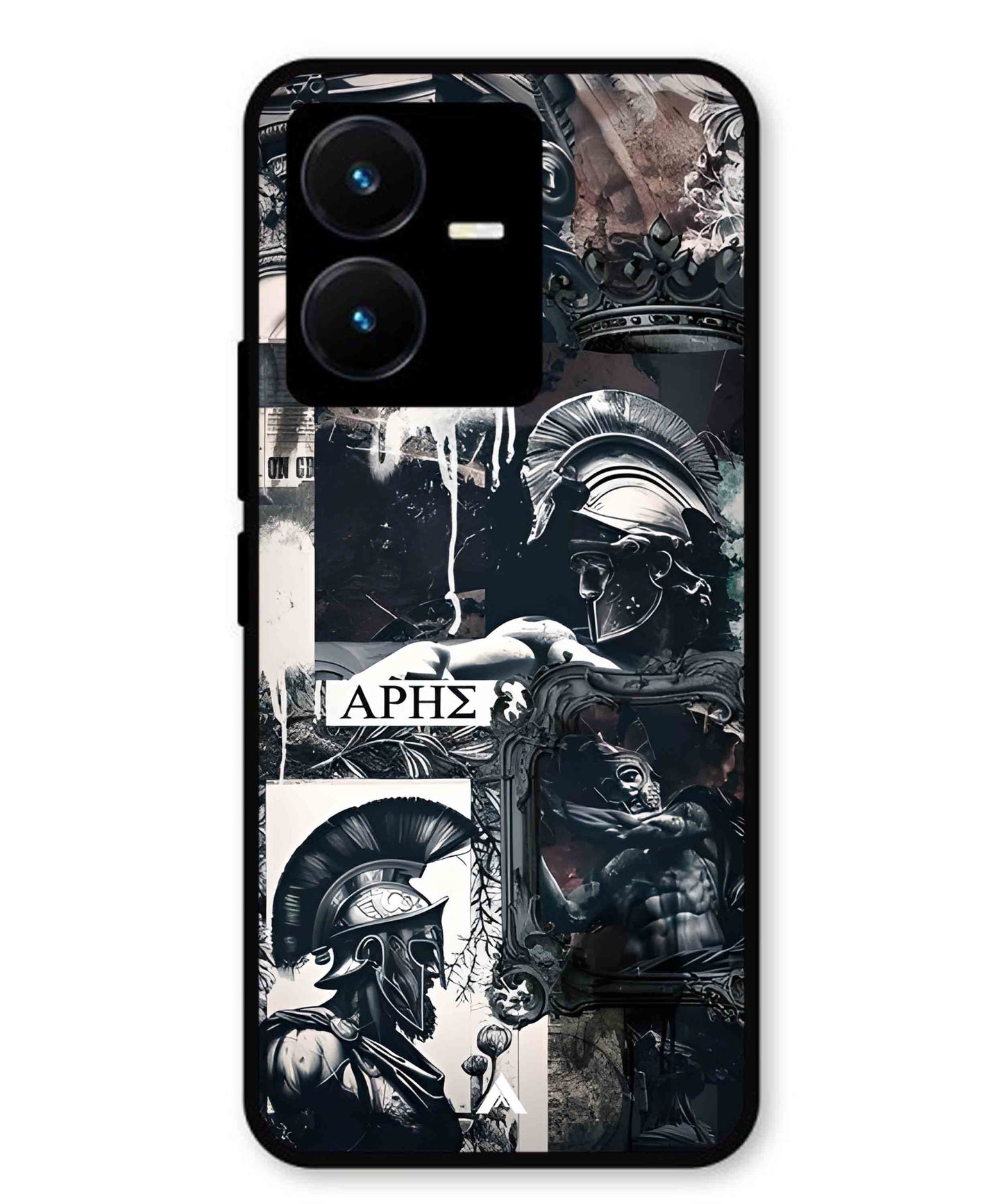 Greek Mindset Metal Back Cover Phone Case for Vivo Y22