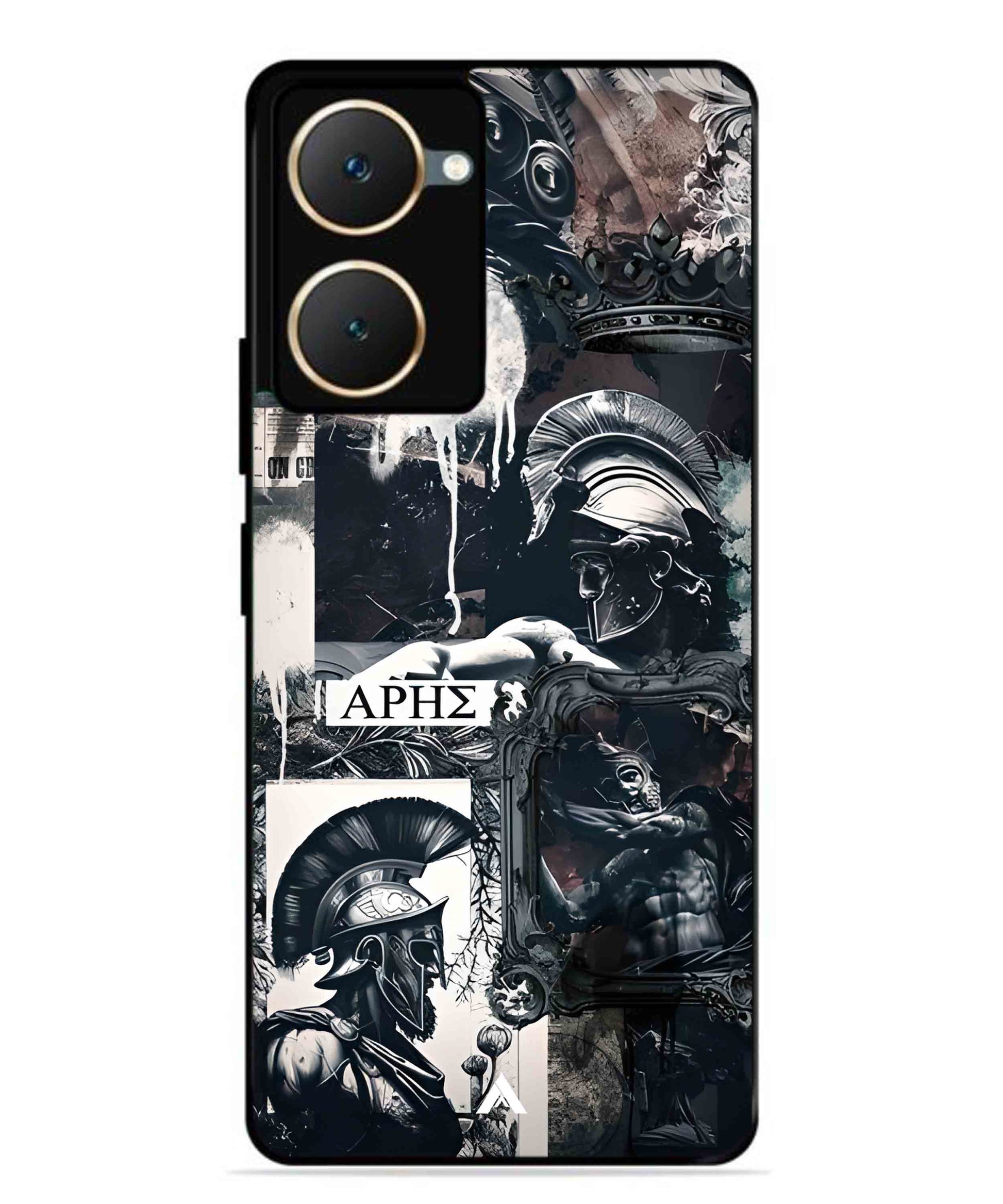 Greek Mindset Metal Back Cover Phone Case for Vivo Y28s