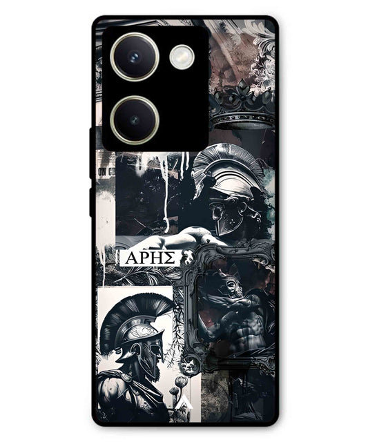 Greek Mindset Metal Back Cover Phone Case for Vivo Y300 Plus