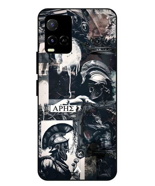 Greek Mindset Metal Back Cover Phone Case for Vivo Y36