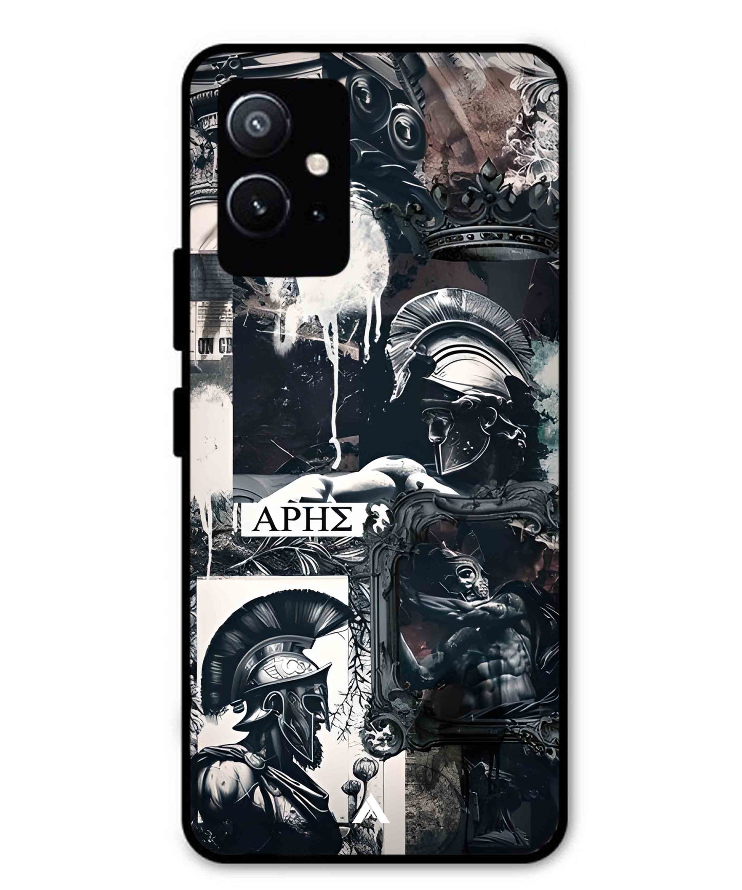 Greek Mindset Metal Back Cover Phone Case for Vivo Y75 5G
