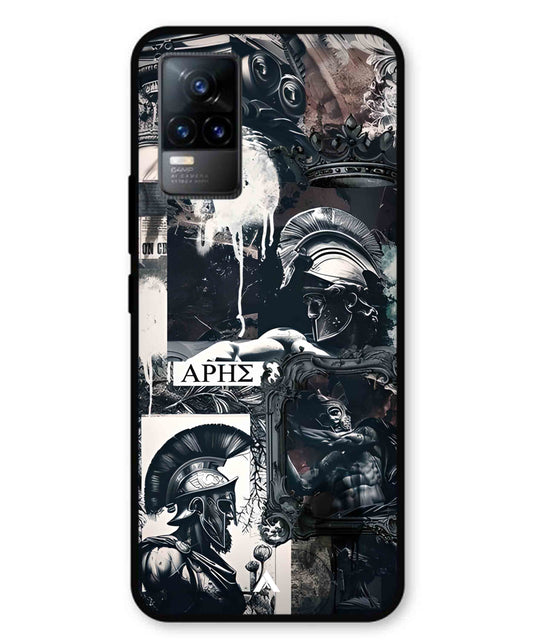 Greek Mindset Metal Back Cover Phone Case for Vivo v21e 4G