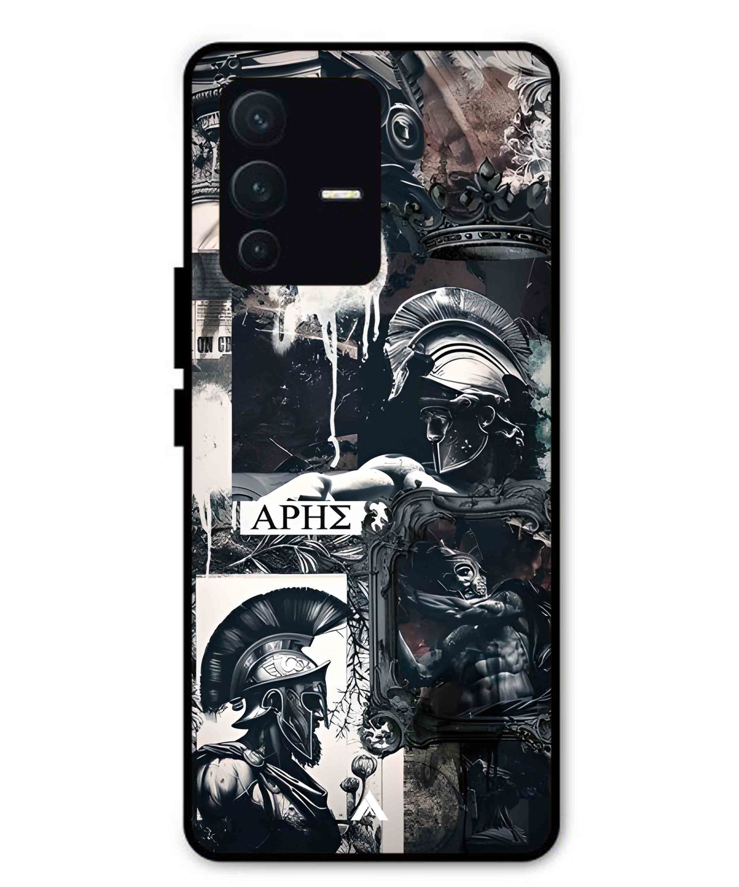 Greek Mindset Metal Back Cover Phone Case for Vivo v23 Pro