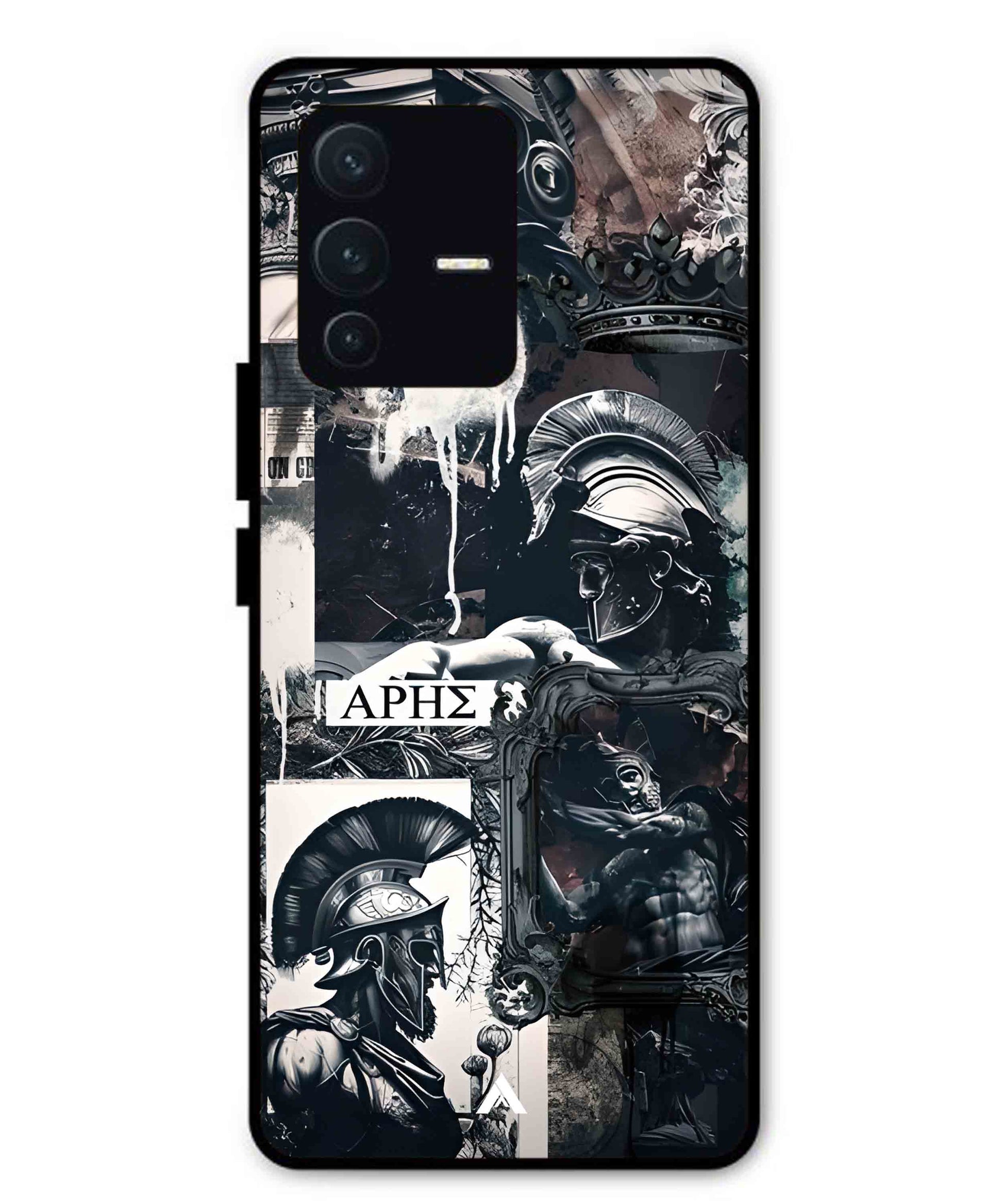Greek Mindset Metal Back Cover Phone Case for Vivo v23 Pro