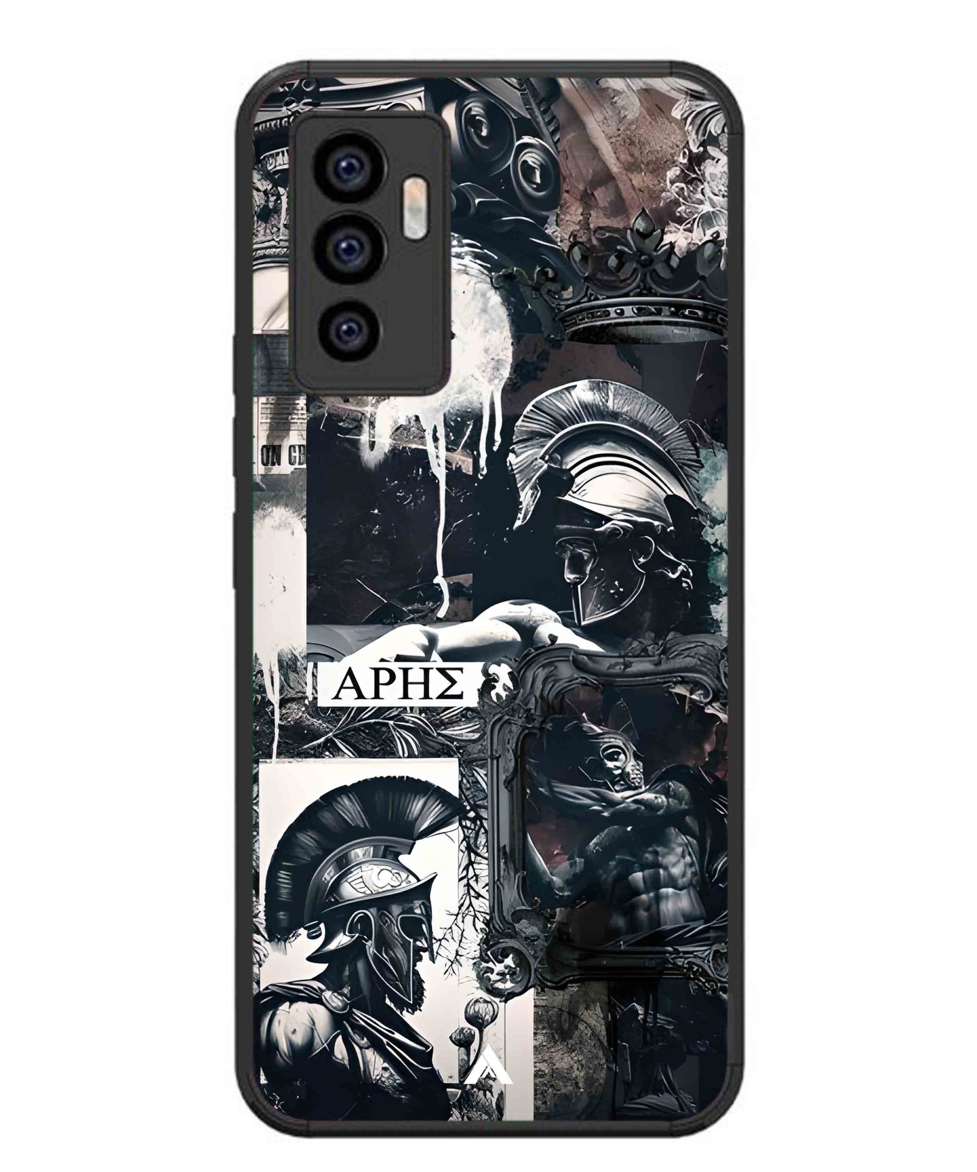 Greek Mindset Metal Back Cover Phone Case for Vivo v23e