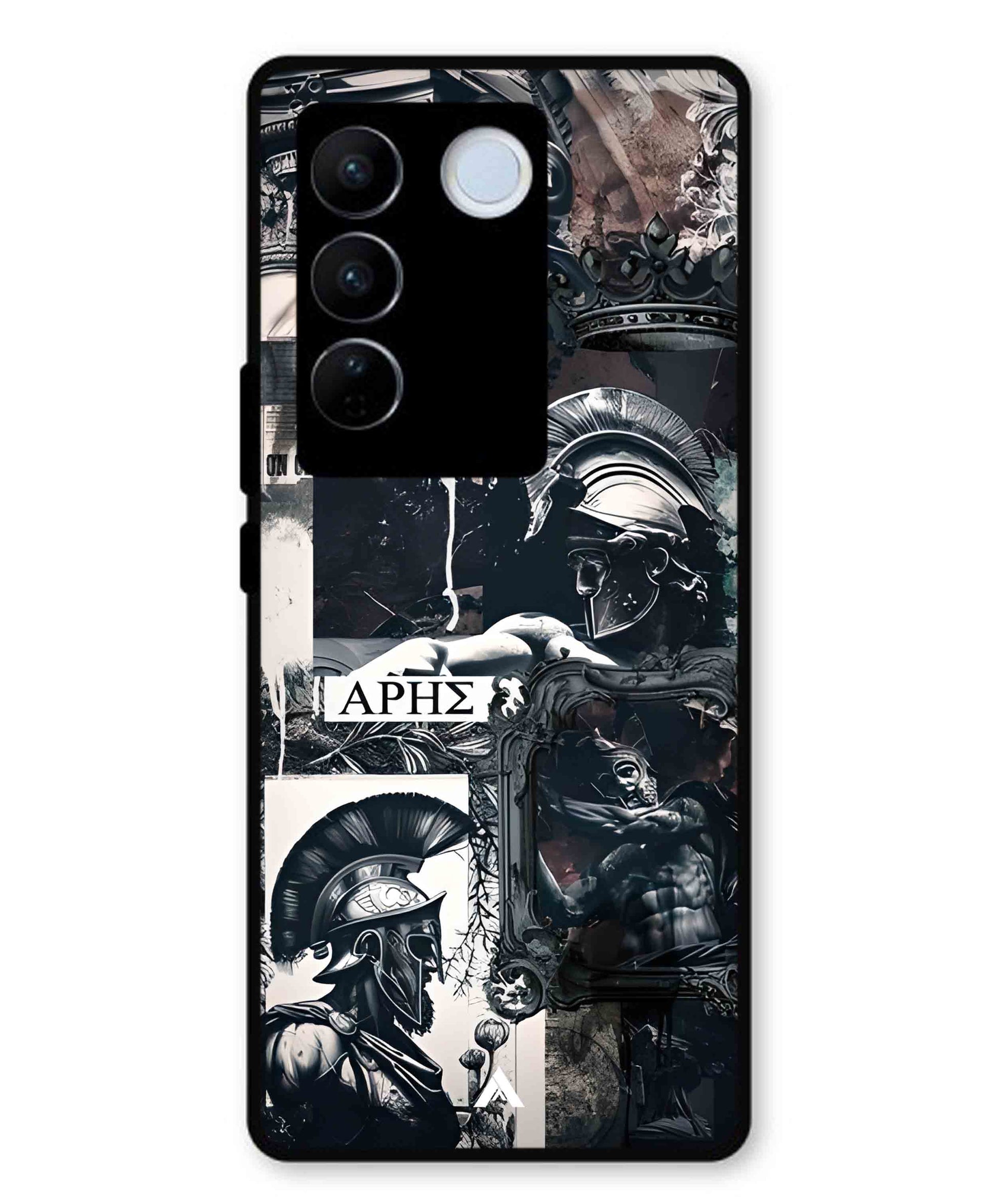 Greek Mindset Metal Back Cover Phone Case for Vivo v27