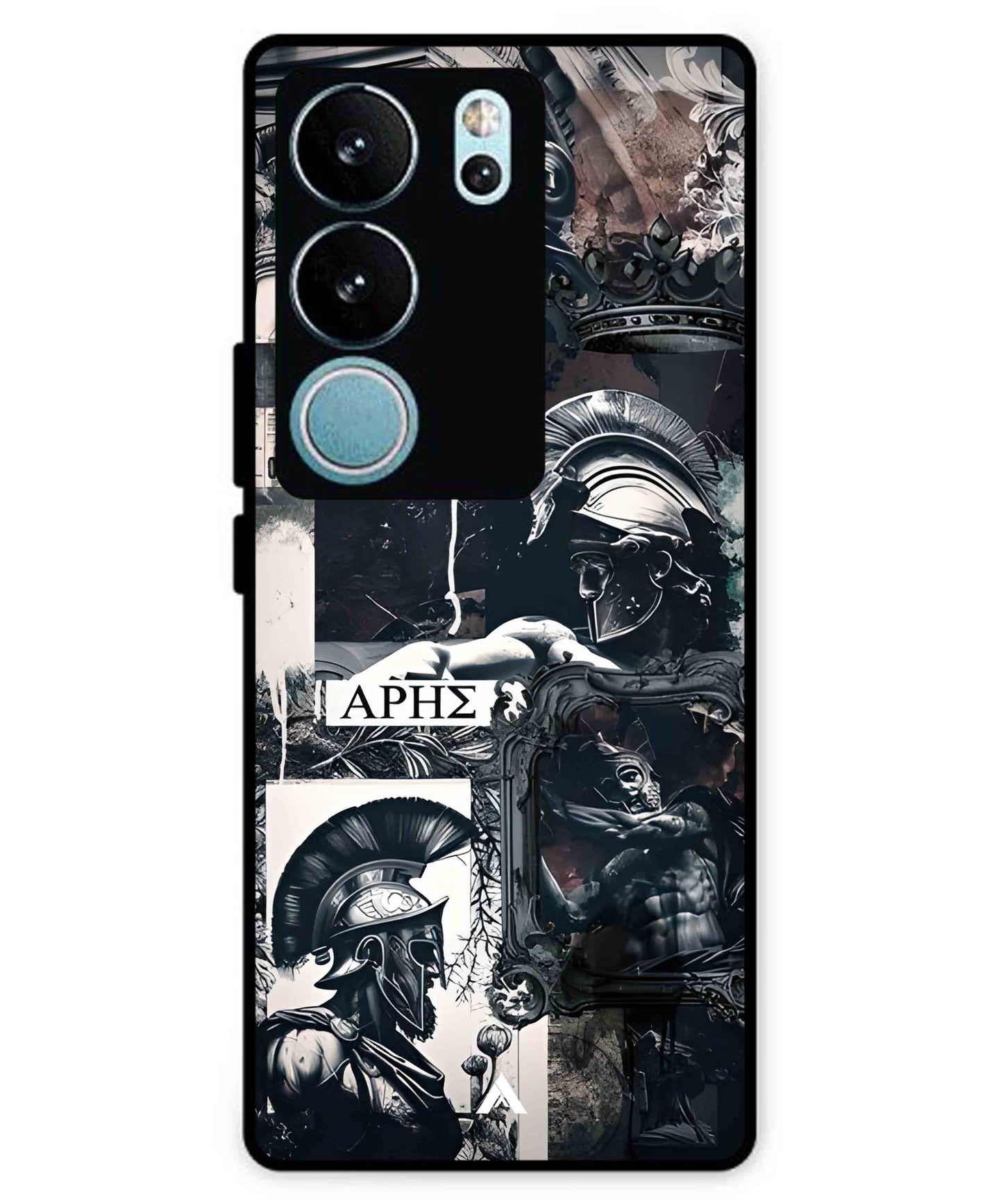 Greek Mindset Metal Back Cover Phone Case for Vivo v29
