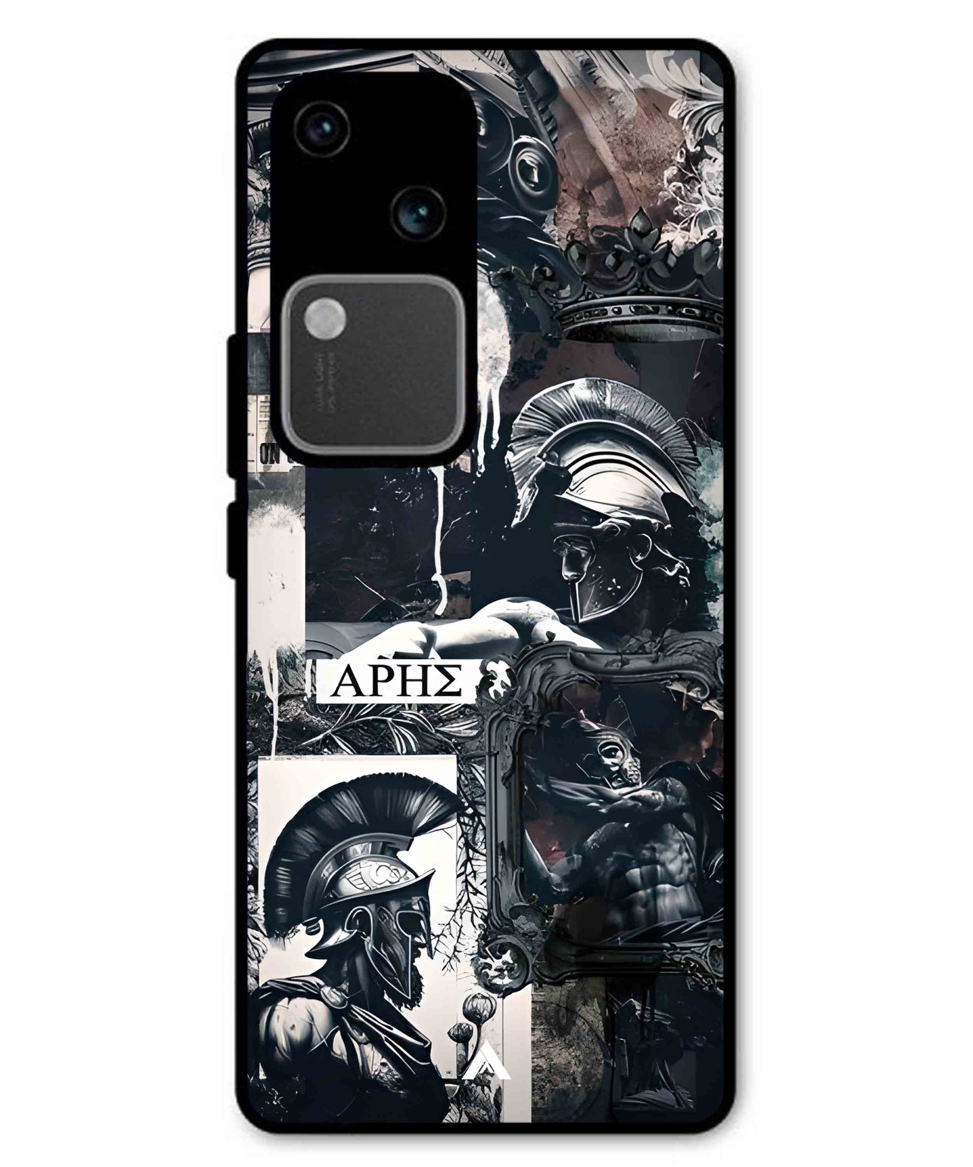 Greek Mindset Metal Back Cover Phone Case for Vivo v30