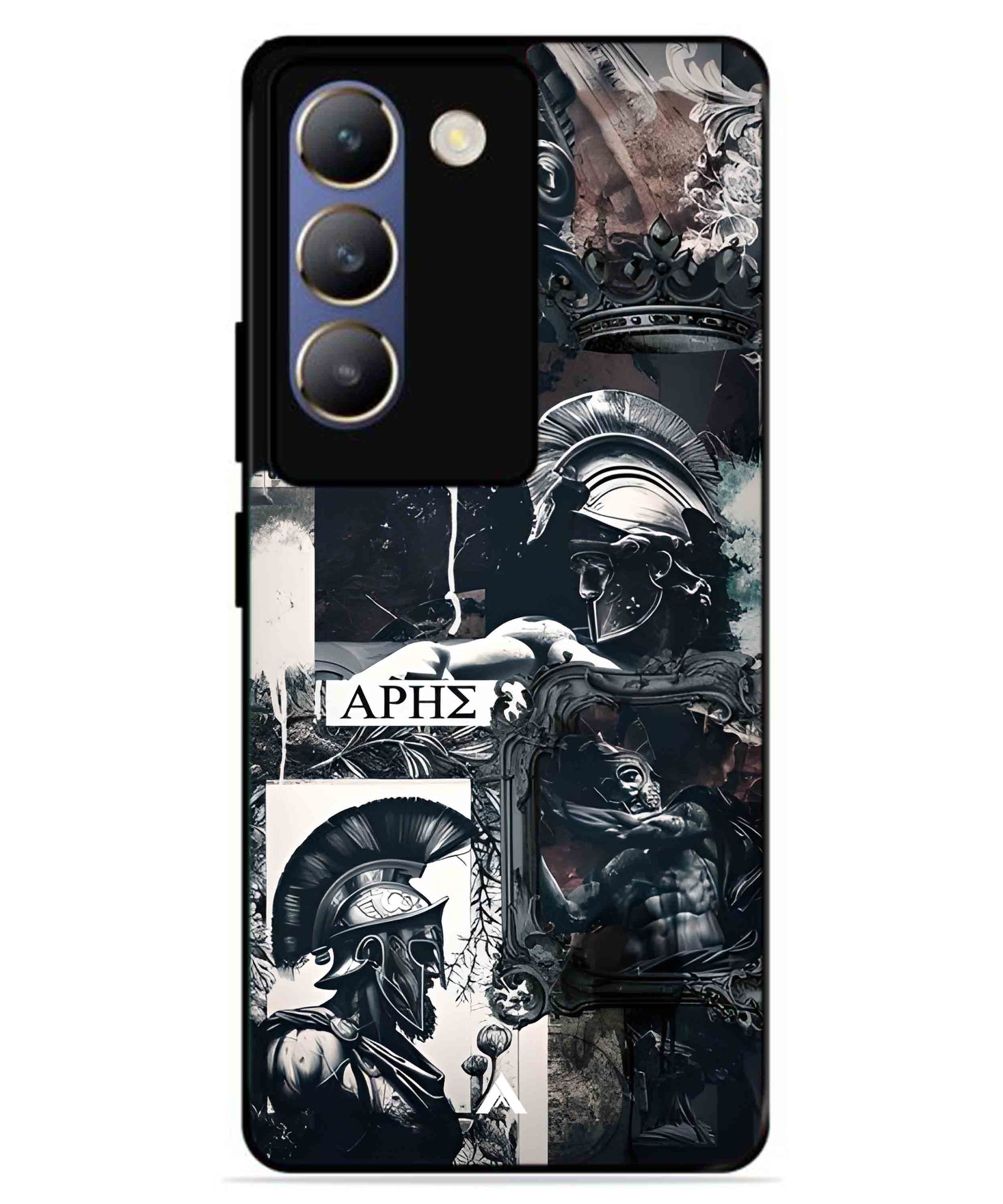 Greek Mindset Metal Back Cover Phone Case for Vivo v30 Lite