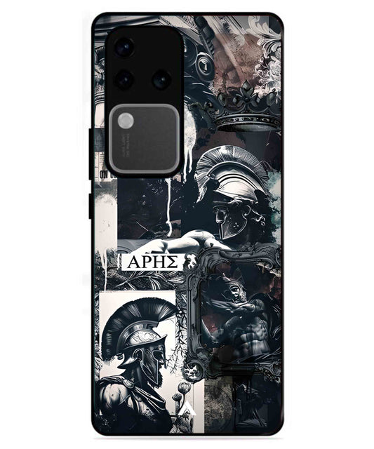 Greek Mindset Metal Back Cover Phone Case for Vivo v30 Pro