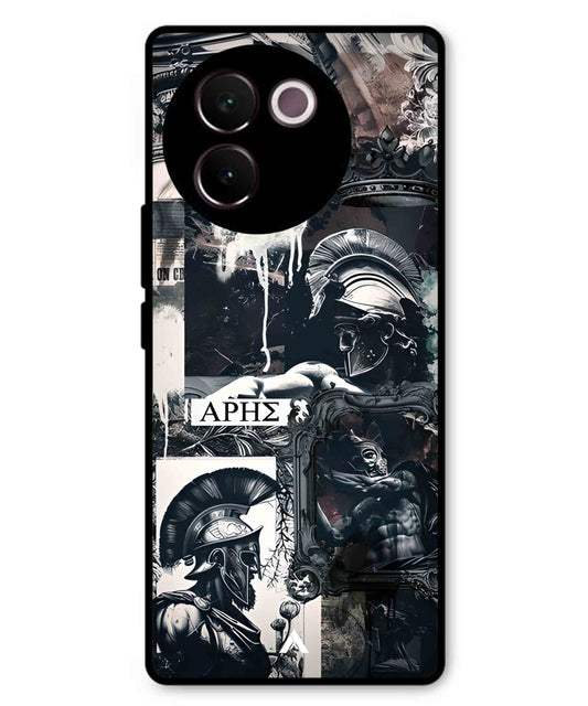Greek Mindset Metal Back Cover Phone Case for Vivo v30e