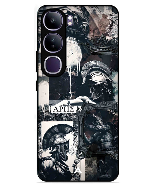 Greek Mindset Metal Back Cover Phone Case for Vivo v40 Lite
