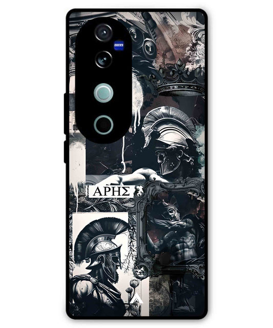 Greek Mindset Metal Back Cover Phone Case for Vivo v40 Pro