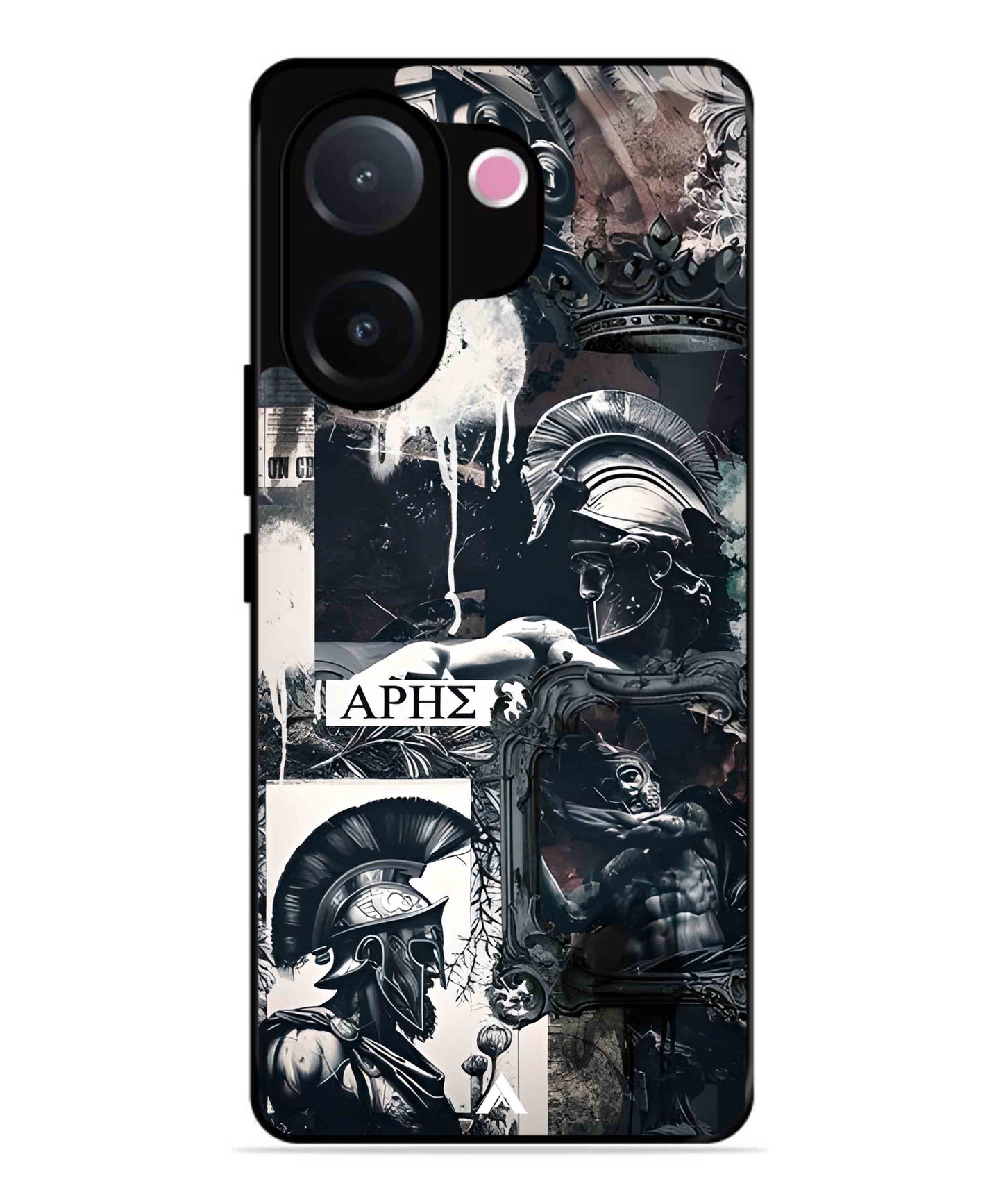 Greek Mindset Metal Back Cover Phone Case for Vivo v60e