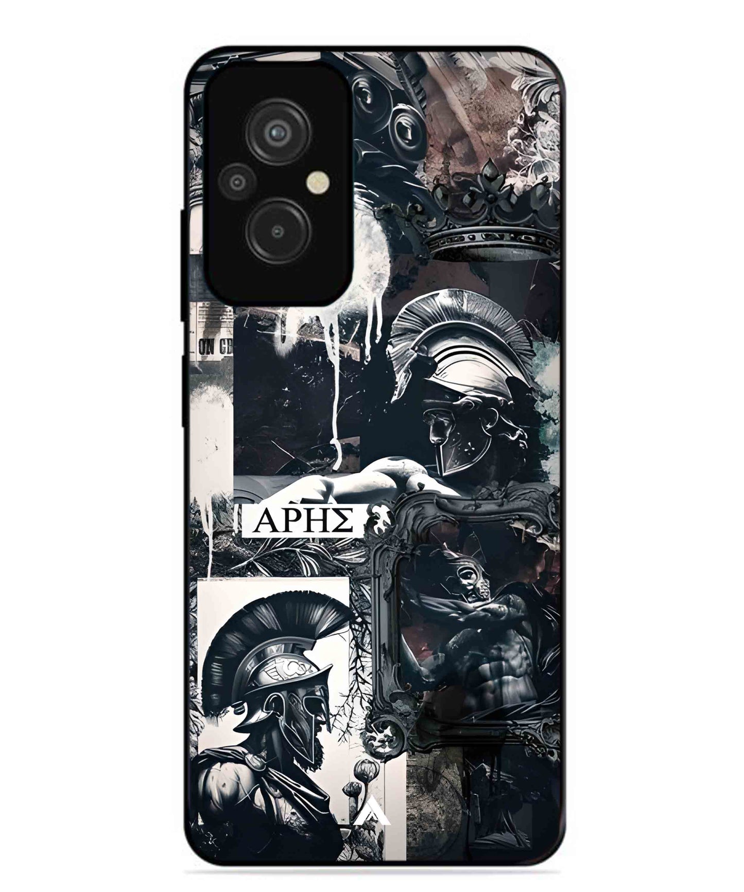 Greek Mindset Metal Back Cover Phone Case for Xiaomi Redmi 11 Prime 4G