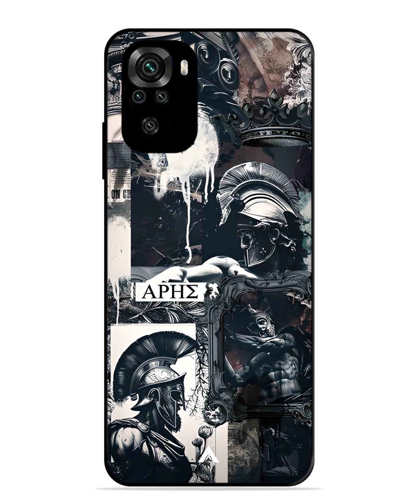 Greek Mindset Metal Back Cover Phone Case for Xiaomi Redmi Note 10