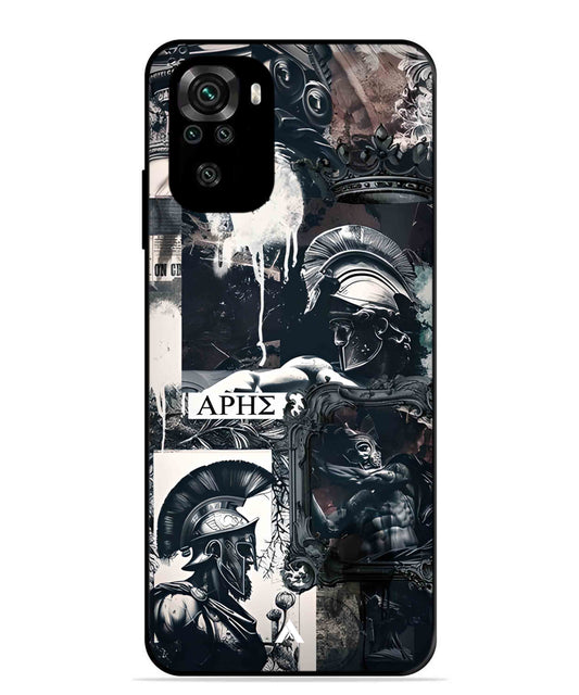 Greek Mindset Metal Back Cover Phone Case for Xiaomi Redmi Note 10