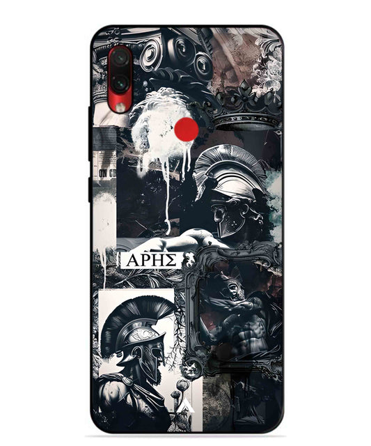 Greek Mindset Metal Back Cover Phone Case for Xiaomi Redmi Note 7s