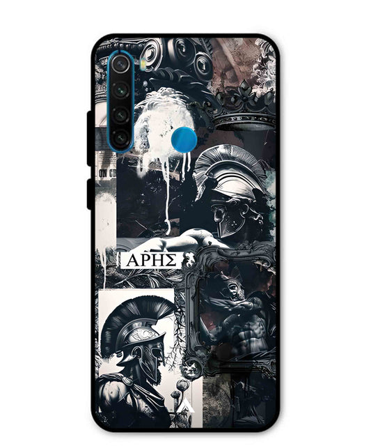 Greek Mindset Metal Back Cover Phone Case for Xiaomi Redmi Note 8