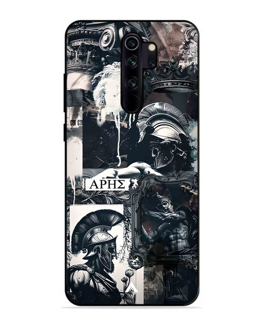 Greek Mindset Metal Back Cover Phone Case for Xiaomi Redmi Note 8 Pro