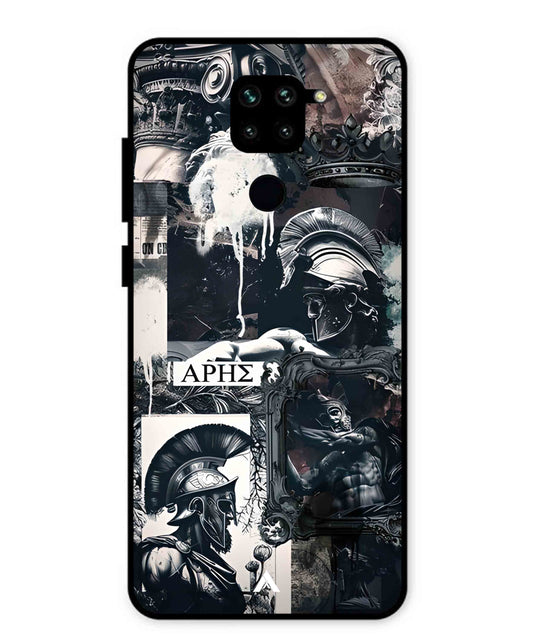 Greek Mindset Metal Back Cover Phone Case for Xiaomi Redmi Note 9