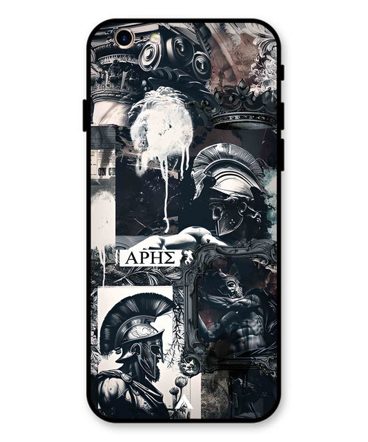 Greek Mindset Metal Back Cover Phone Case for iPhone 11