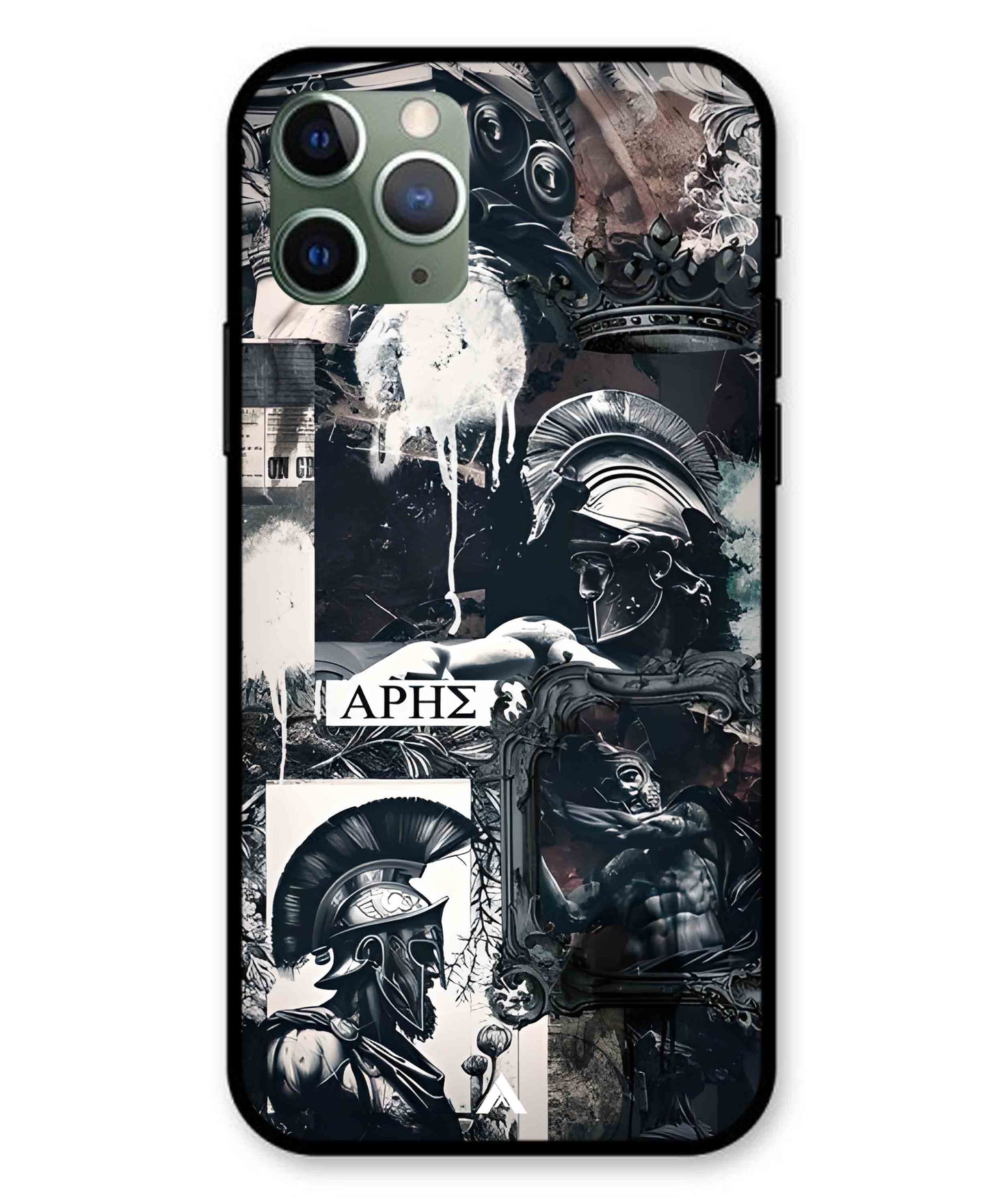 Greek Mindset Metal Back Cover Phone Case for iPhone 11 Pro