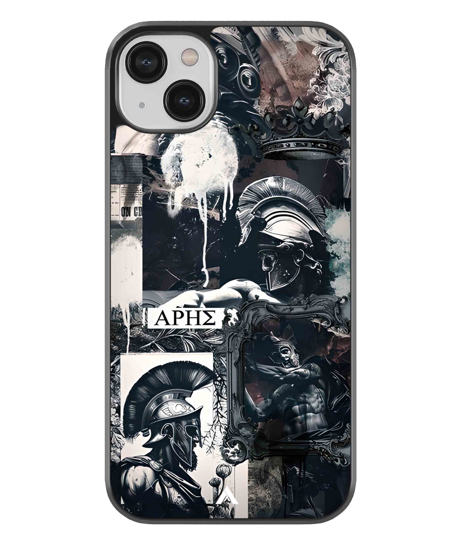 Greek Mindset Metal Back Cover Phone Case for iPhone 13