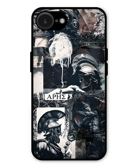Greek Mindset Metal Back Cover Phone Case for iPhone 16e