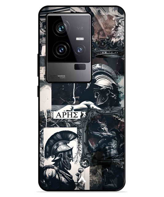 Greek Mindset Metal Back Cover Phone Case for iQOO 11