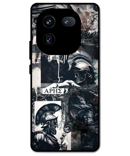 Greek Mindset Metal Back Cover Phone Case for iQOO 12