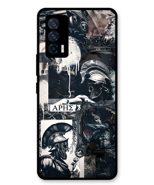 Greek Mindset Metal Back Cover Phone Case for iQOO 7