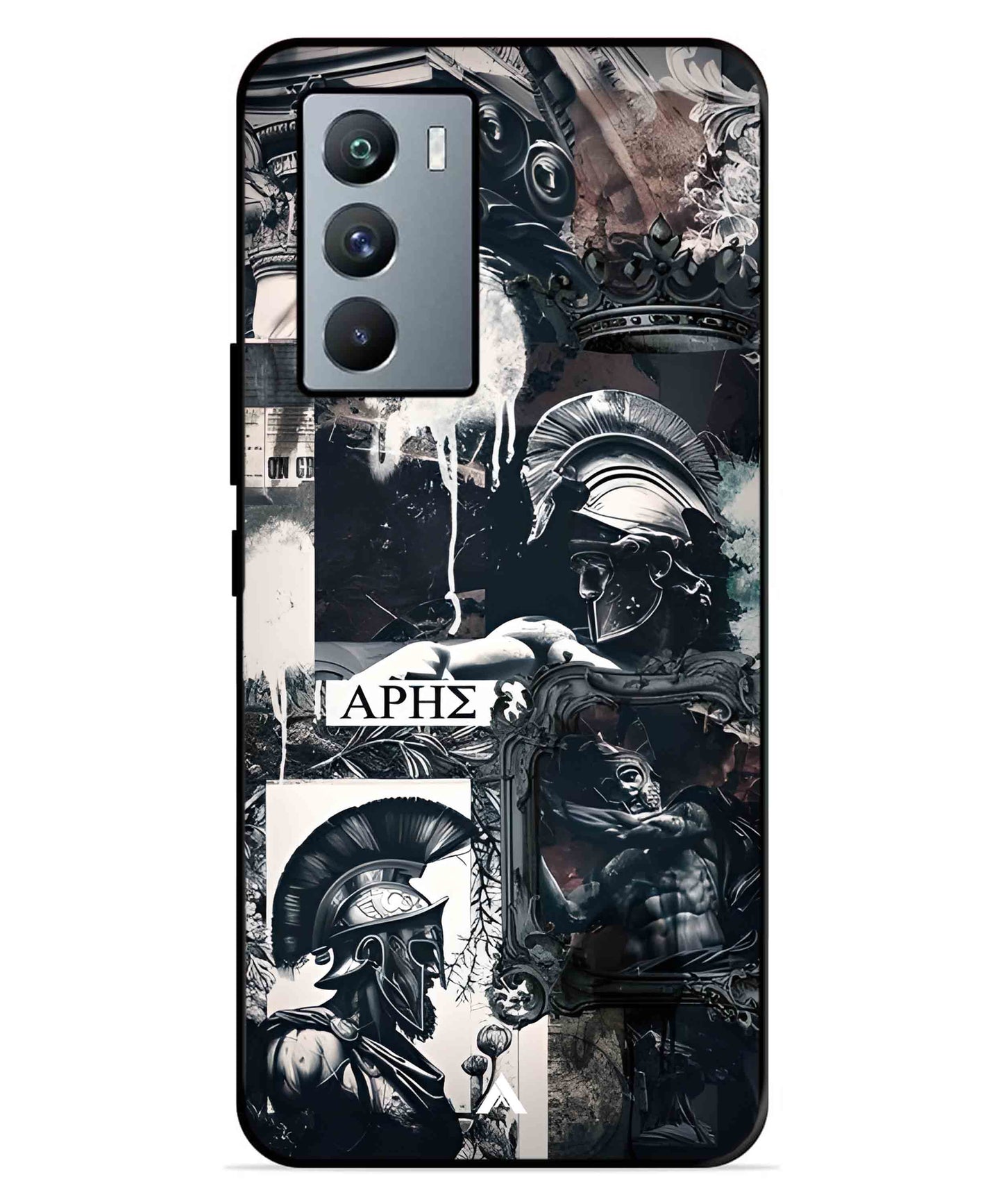 Greek Mindset Metal Back Cover Phone Case for iQOO 9 SE