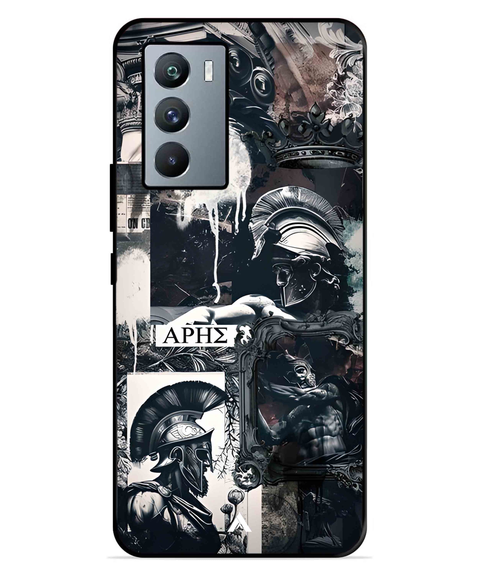 Greek Mindset Metal Back Cover Phone Case for iQOO 9 SE