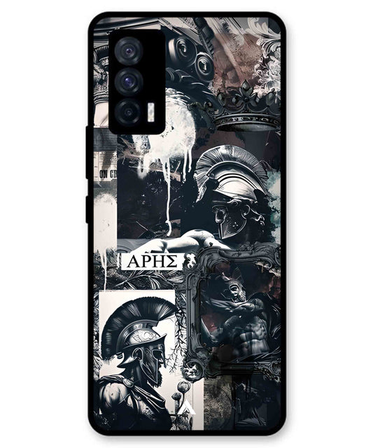 Greek Mindset Metal Back Cover Phone Case for iQOO Neo 5